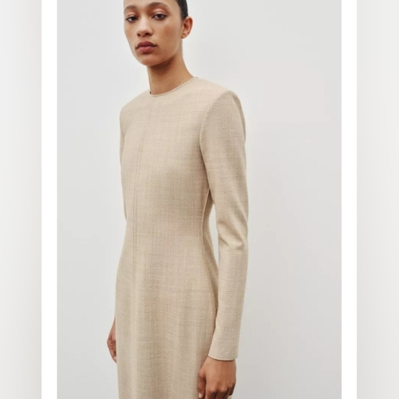 Zara ZW Collection Wool Tube Dress - Picture 3 of 7